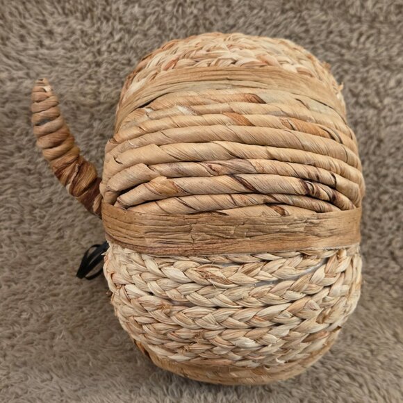 Natural Woven Pumpkin Decor – Xmas & New Year - Picture 3 of 5